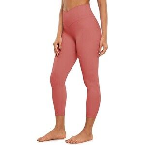CRZ YOGA Women's Yoga Pants Butterluxe Crossover Workout Capri Leggings M 8/10